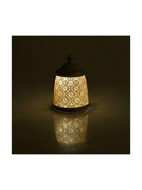 Inart Decorative Lamp Lattern LED Battery White