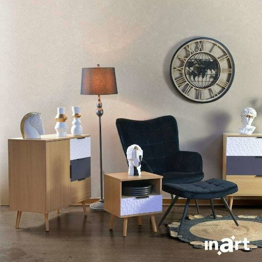 Inart Декоративно Статуетка от Полирезин Лице 17x13x26см 1бр