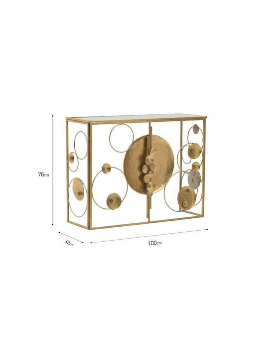 Consolă Metalică Golden L100xL32xH76buc