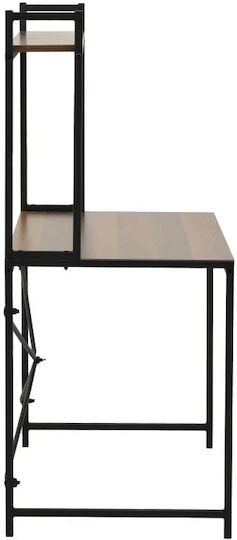 Γραφείο 120x60x138εκ. Φυσικό - Μαύρο