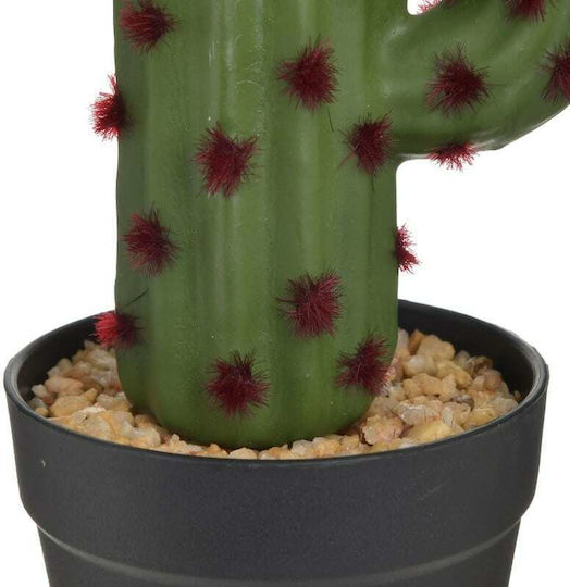 Artificial Plant in Small Pot Cactus Green 37cm Inart