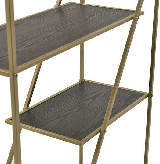 Библиотека Златисто / Черно 83x33x180см