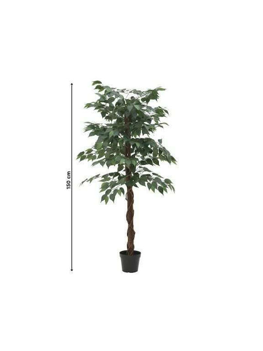 Inart Artificial Plant in Pot Green 150cm 1pcs