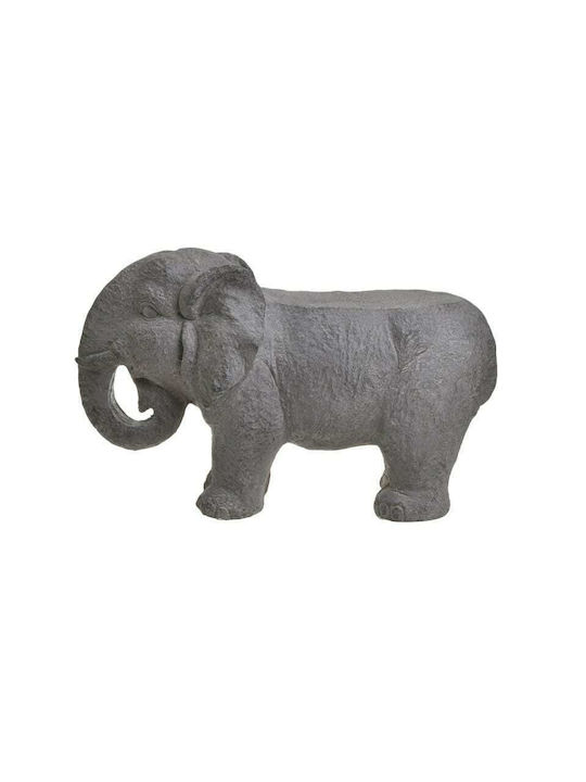 Inart Decorative Elephant Plastic in Γκρι 63x27x38cm 1pcs