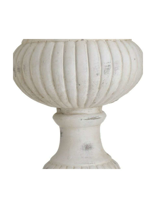 Inart Concrete Vase Γκρι 22x22x32cm