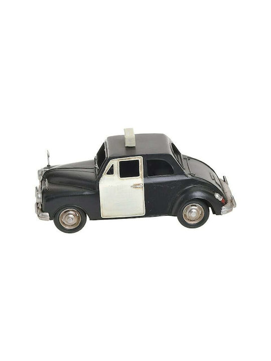 Inart Vintage Metallic Miniature Car Blue/White 26x12x12cm