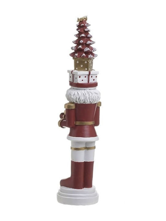 Inart Polyresin Christmas Nutcracker 33cm Red