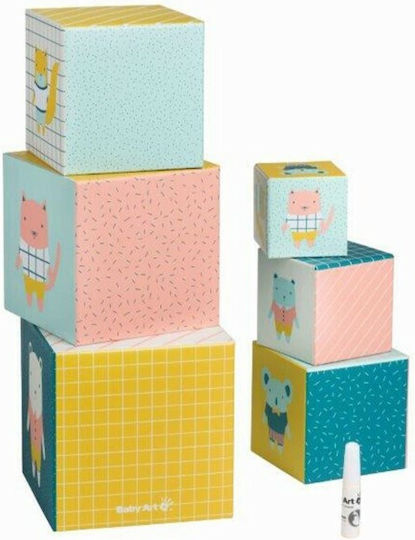 Baby Art Παιχνίδι Στοίβαξης Κύβοι Δραστηριοτήτων Essentials για 6+ Μηνών