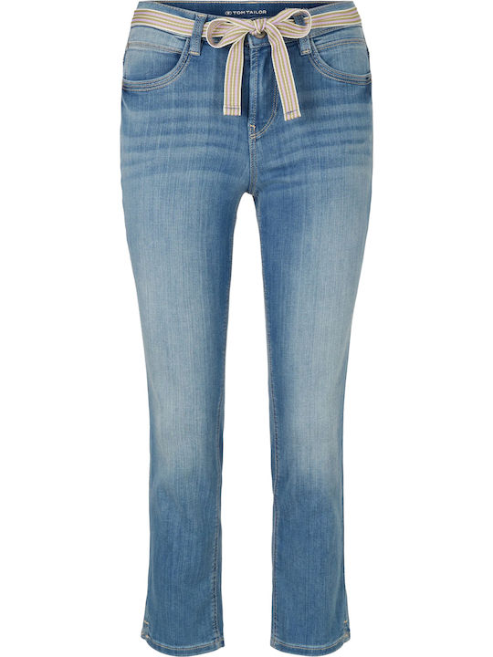 Alexa Γυναικείο Jean Παντελόνι Mid Stone Wash