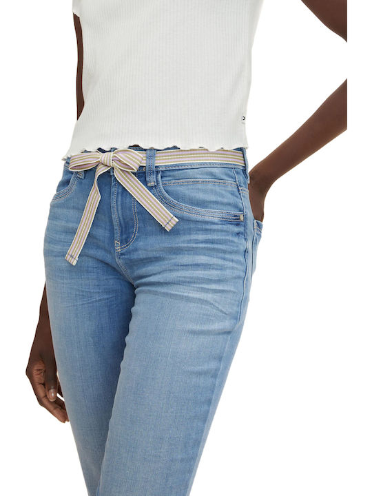 Alexa Γυναικείο Jean Παντελόνι Mid Stone Wash