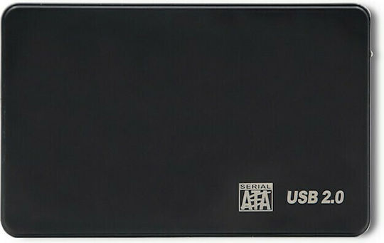 Qoltec Hard Drive Case 2.5" SATA III with connection USB 3.0 in Schwarz color