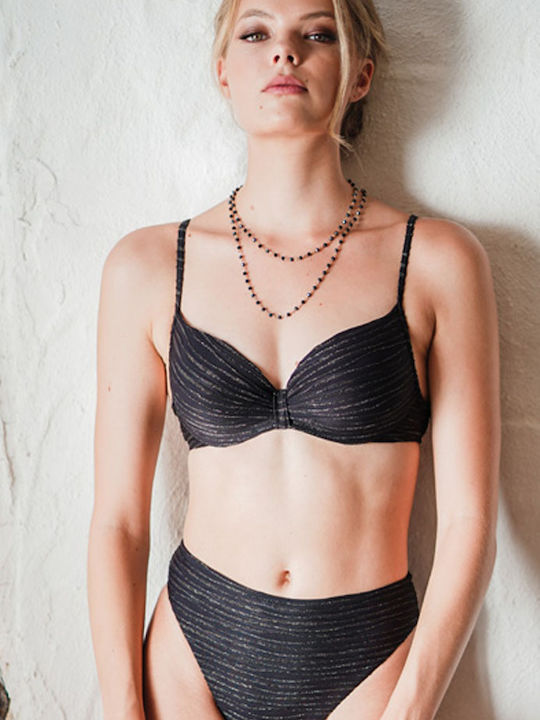 Callia Bikini Τριγωνάκι B Cup Μαύρο