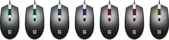 Defender Dot MB-986 RGB Gaming Ποντίκι Μαύρο