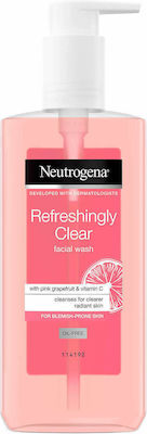 Neutrogena Υγρό Καθαρισμού Visibly Clear Pink Grapefruit 200ml