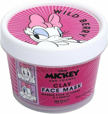 Mad Beauty Daisy Duck Wildbeere Gesichtsmaske für das Gesicht für Feuchtigkeitsspendend 95ml