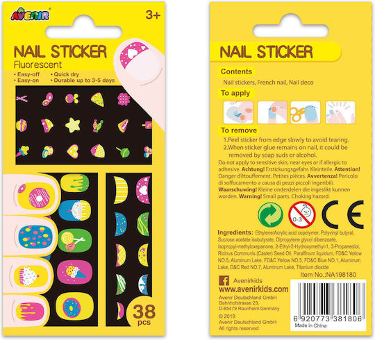 Avenir Avenir Nail Stickers Cookie Manicure Play