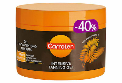 Carroten Intensive Tanning Gel Carrot Oil Waterproof Gel Tanning for the Body with Color 150ml