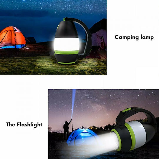 Maclean Energy Led Rechargeable Lantern for Camping with Flashlight & Powerbank 600lm 1W