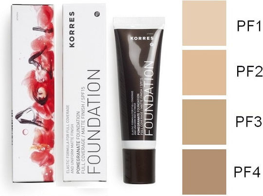 Korres Pomegranate Лилаво/бяло SPF15 PF4 30мл
