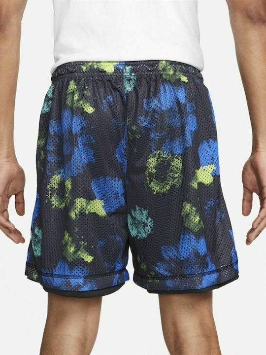 Standard Issue Reversible Αθλητική Ανδρική Βερμούδα Dri-FIT Black/Navy Blue/Yellow