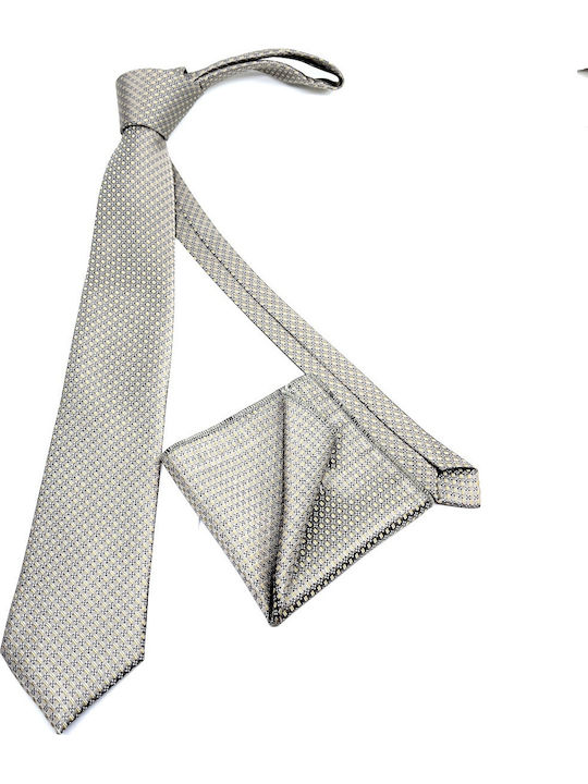 Legend Accessories Set de Cravată pentru Bărbați Tipărit în Culorea Bej