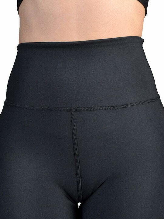 Training Women's Capri Leggings Firming High Waist Black