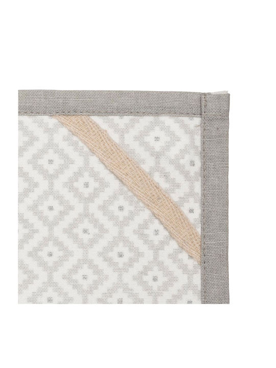 Atmosphera Kitchen Towels from 100% Cotton in Gray Color 70x45cm 3 Pieces