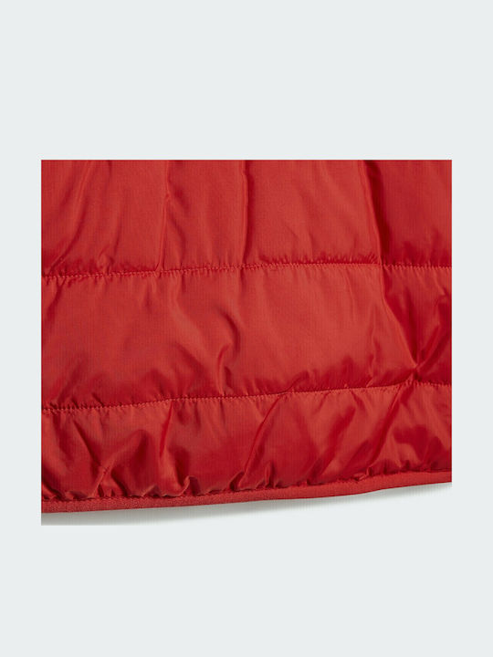 Kids' Sports Jacket Short with Hood Red Adicolor