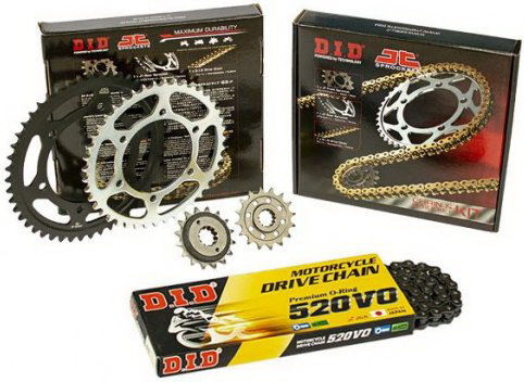 DID Chain & Sprocket Kit for KTM 390 Duke 2013-2016