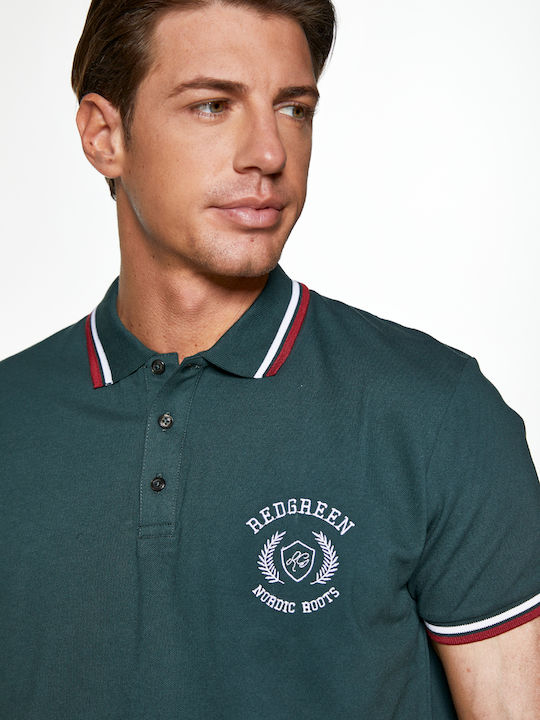 RedGreen Polo Pike with Short Sleeve Nordic Roots - Green