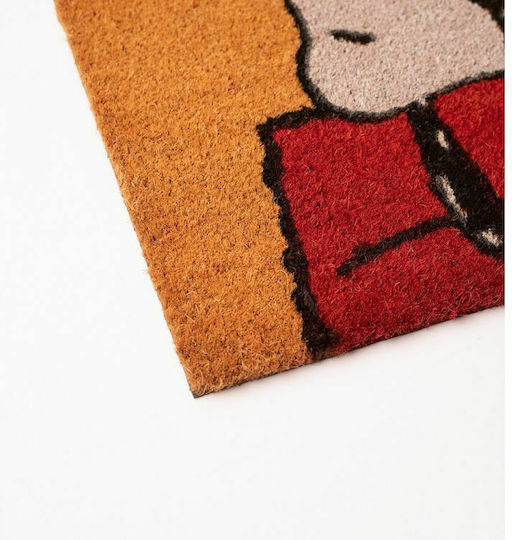 Grupo Erik Entrance Mat made of Coir Snoopy Brown 60x40cm