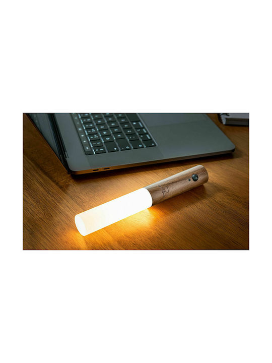 Gingko Smart Baton Light Винтидж Светлини за Стена с Интегриран LED с USB Порт Кафяв