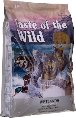 Taste Of The Wild Wetlands Formula 5.6kg Trockenfutter ohne Getreide für erwachsene Hunde mit Geflügel