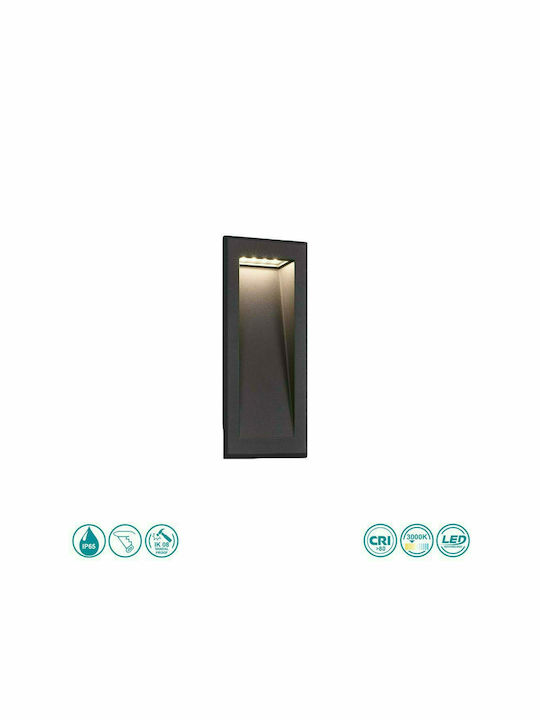 Faro Barcelona Soun Wall-Mounted Outdoor Spot Light LED IP65 5W
