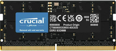 Crucial 16GB DDR5 RAM mit Geschwindigkeit 4800 für Laptop