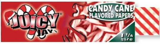 Juicy Jays Candy Cane Süßigkeiten Zigarettenpapier 1+1/4 32 Blätter 1Stück