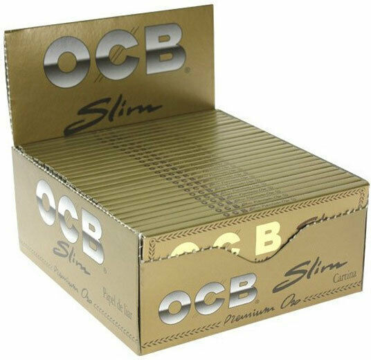 Ocb Premium Oro Χαρτάκια Στριφτού Τσιγάρου Slim King Size 32 φύλλα 1τμχ