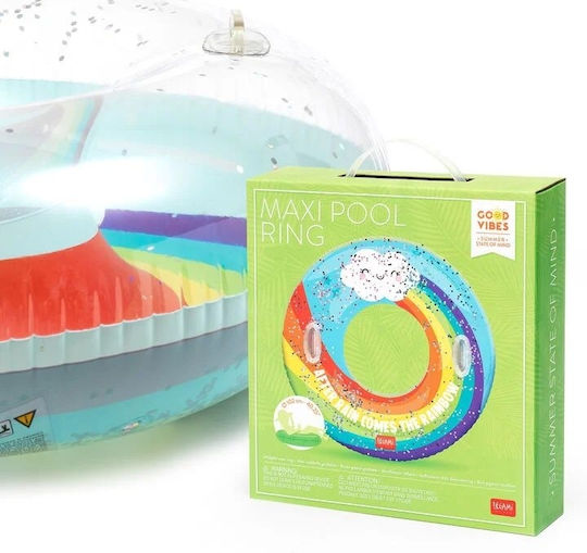 Legami Milano Inflatable Float for Sea with Handles with Glitter 102x44cm