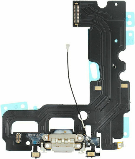 Flex Cable with Charging port in Gray colour for iPhone 7