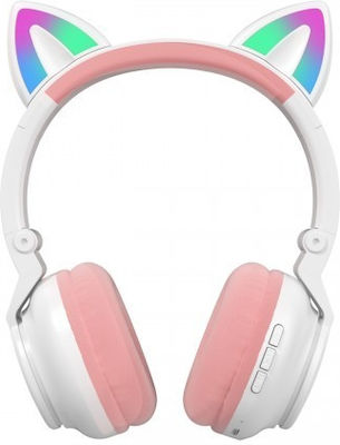 STN26 Wireless/Wired On Ear Headphones Whitά