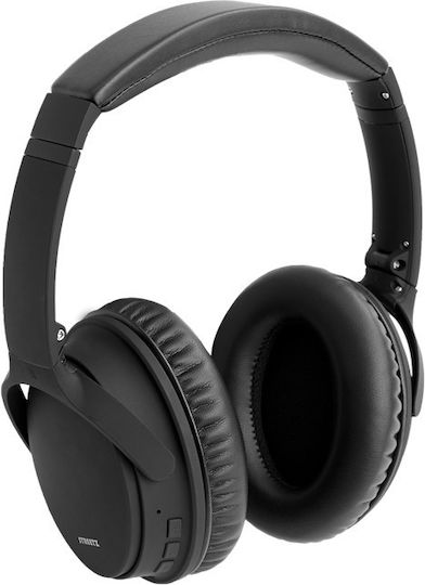Streetz HL-BT404 Ασύρματα / Ενσύρματα Over Ear Ακουστικά με 12 ώρες Λειτουργίας Μαύρα