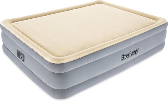 Bestway Inflatable Sleeping Mattress with Built-in Electric Pump Airbed Queen 203x152x46εκ.