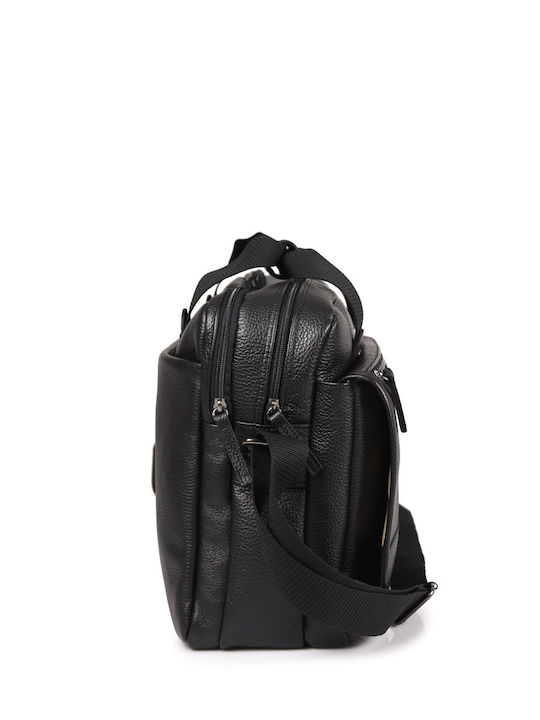 Professionelle Leder Tasche Schwarz