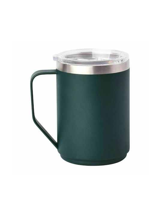 Emerson Tasse Metallisch mit Deckel Grün 221.EU99.18-FOREST-GREEN 1Stück