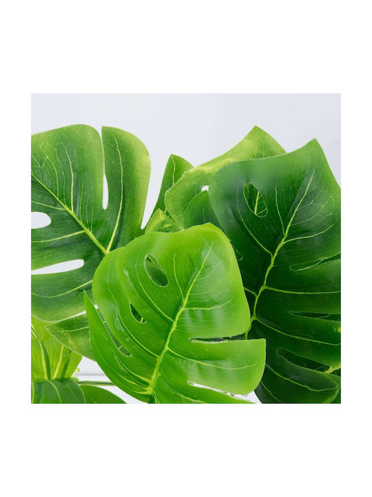 GloboStar Artificial Decorative Branch Monstera Green 33cm