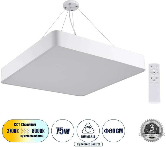 GloboStar Kamala Κρεμαστό LED Panel 75W GloboStar Kamala Κρεμαστό LED Panel 75W
