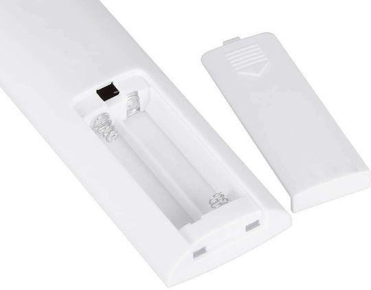 GloboStar Burton Deckenleuchte 60cm Weiß mit Integrierter LED und Fernbedienung