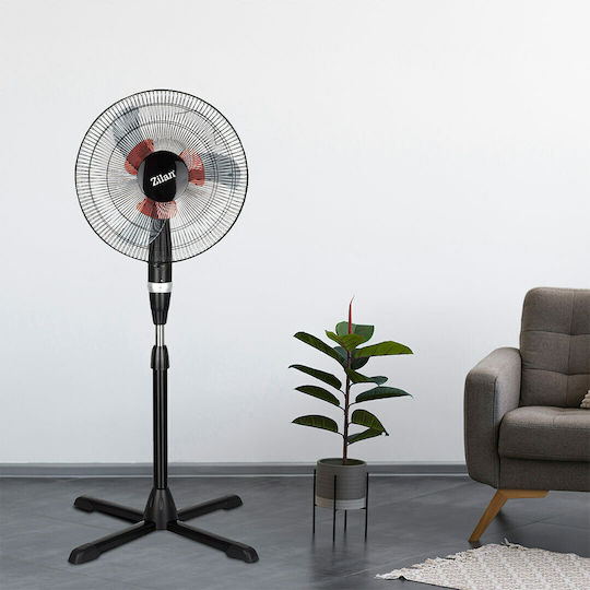 Zilan Zilan Pedestal Fan 60W Fan Diameter 40cm Black