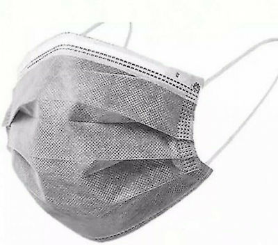 Poli MeyMed Ear Loop 3ply Disposable Surgical Mask Type I Gray 100pcs