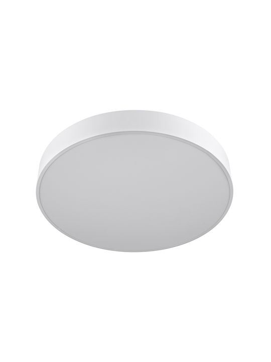 GloboStar Burton Ceiling Mount Light 60pcs White with Integrated LED and Remote Control